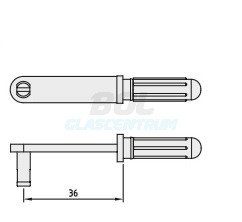 Hendels en stangclips