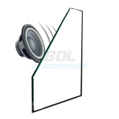 Gelaagd glas Geluidswerend