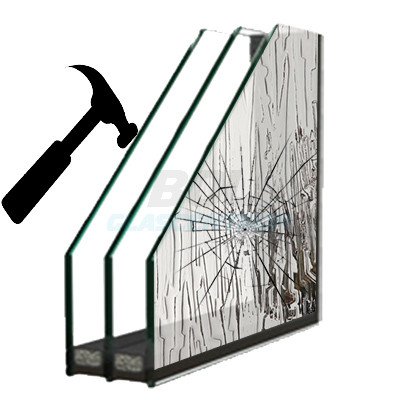 Triple Glas Super Gelaagd Figuur